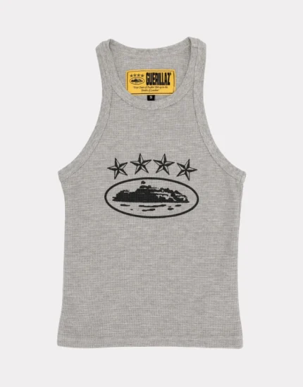Corteiz 4Starz Alcatraz Tank Grey