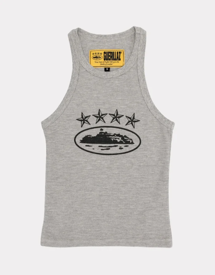 Corteiz 4Starz Alcatraz Tank Grey