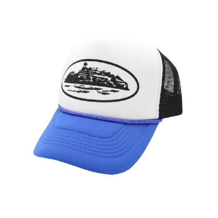 Corteiz Trucker Hat Black/Royal