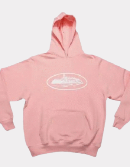 Corteiz Alcatraz Hoodie Baby Pink