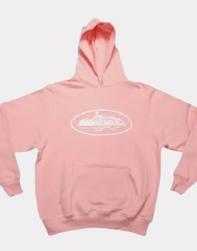 Corteiz Alcatraz Hoodie Baby Pink