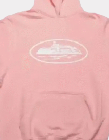 Corteiz Alcatraz Hoodie Baby Pink