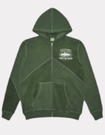 Corteiz Superior V2 Zip Hoodie Forest Green