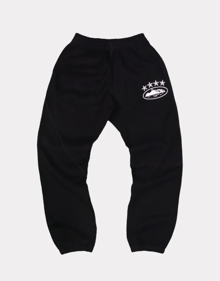 CORTEIZ 4STARZ ALCATRAZ SWEATPANTS BLACK Fast & Free Shipping