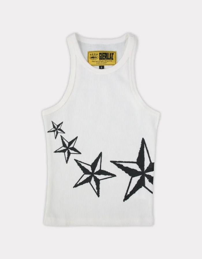 Corteiz 4Starz Motion Womens Tank Top White Fast & Free Shipping