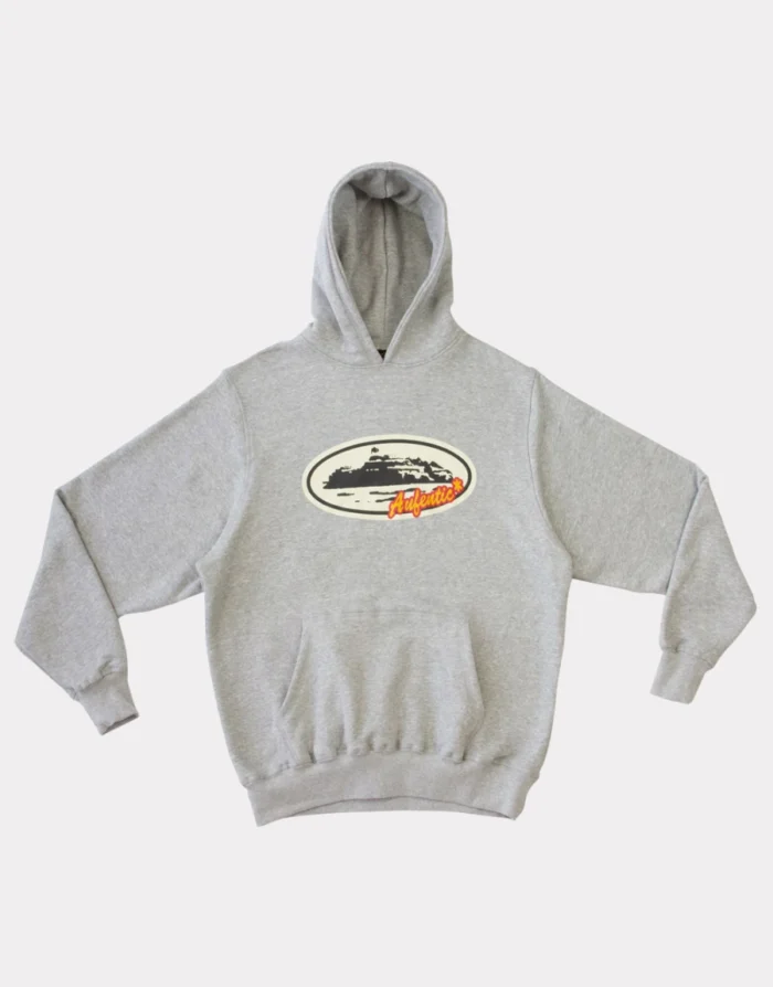 Corteiz Aufentic Hoodie Grey Fast & Free Shipping