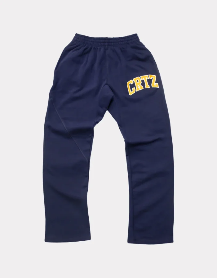 Corteiz Crtz Dropout Joggers Navy Fast & Free Shipping