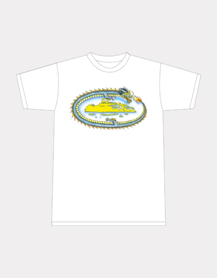 Corteiz Dragon T-shirt White Fast & Free Shipping