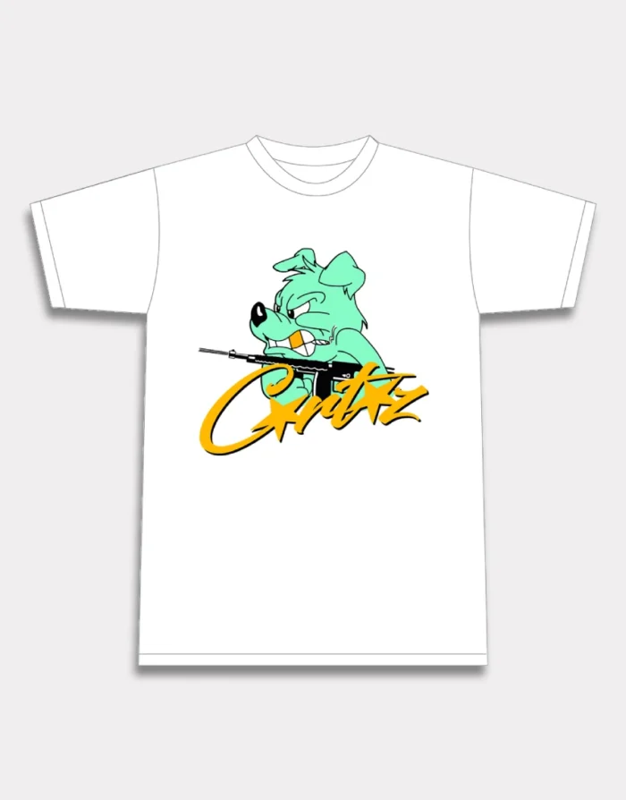 CORTEIZ K9 T-SHIRT WHITE Fast & Free Shipping