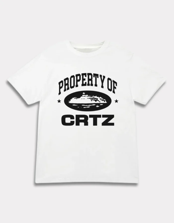 Corteiz OG Property Of Crtz T-Shirt White Fast & Free Shipping