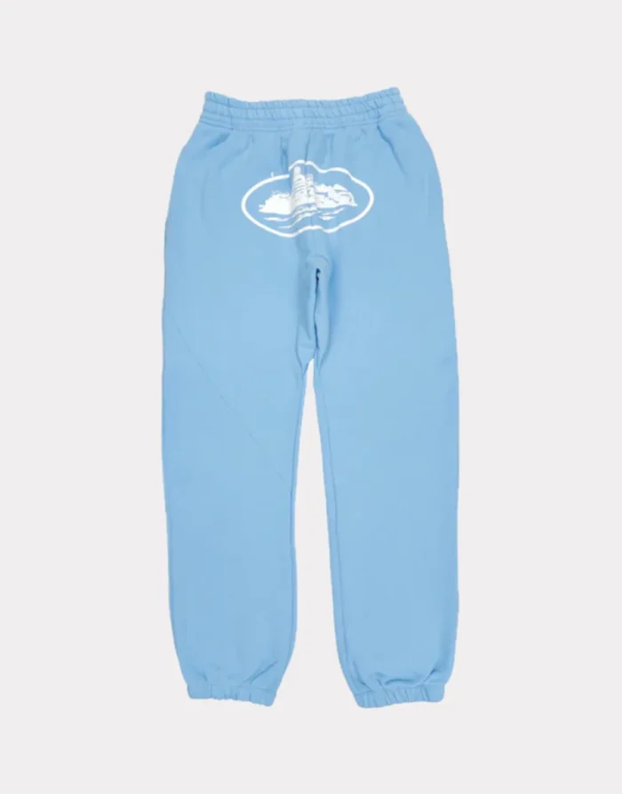 Corteiz Og Alcatraz Joggers Blue Fast & Free Shipping