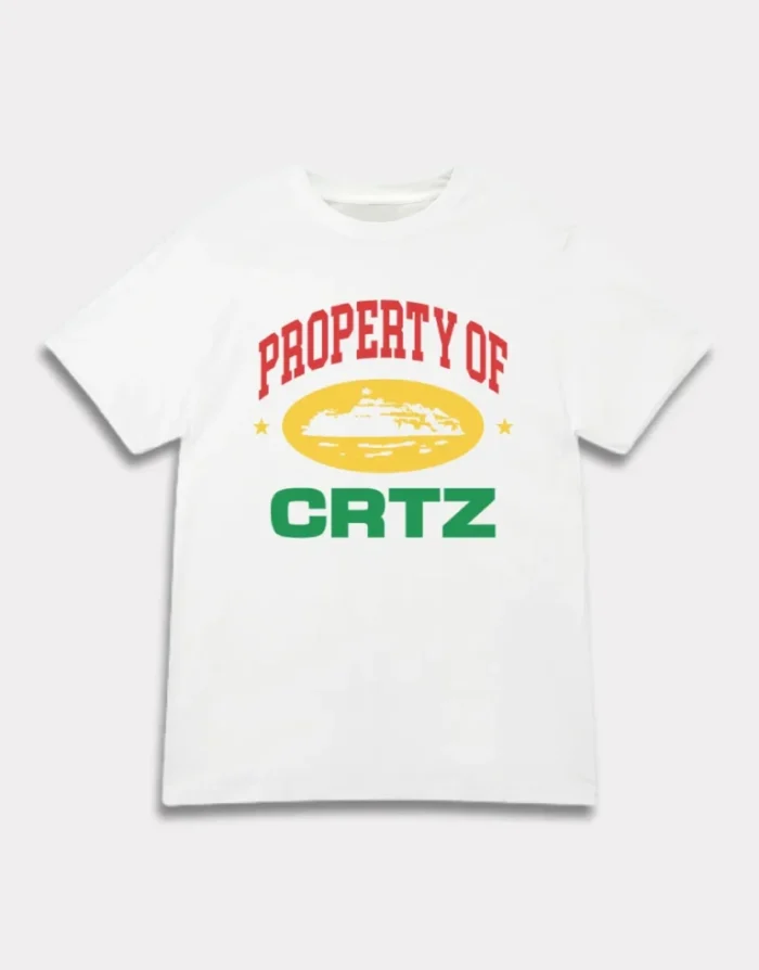 Corteiz Property Of Crtz Carni T-shirt White Fast & Free Shipping