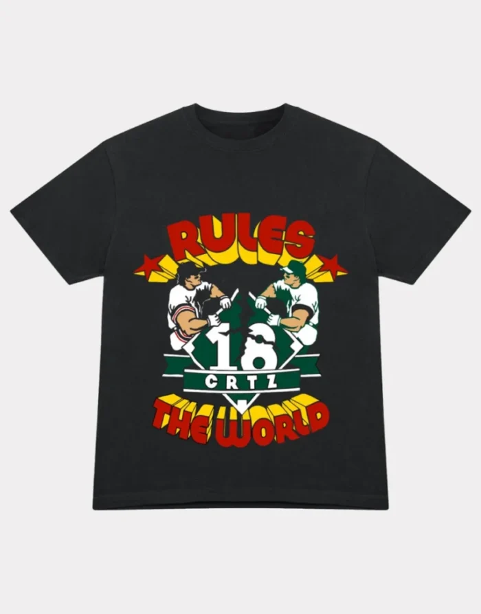 CORTEIZ RTW BASEBALL T-SHIRT BLACK Fast & Free Shipping