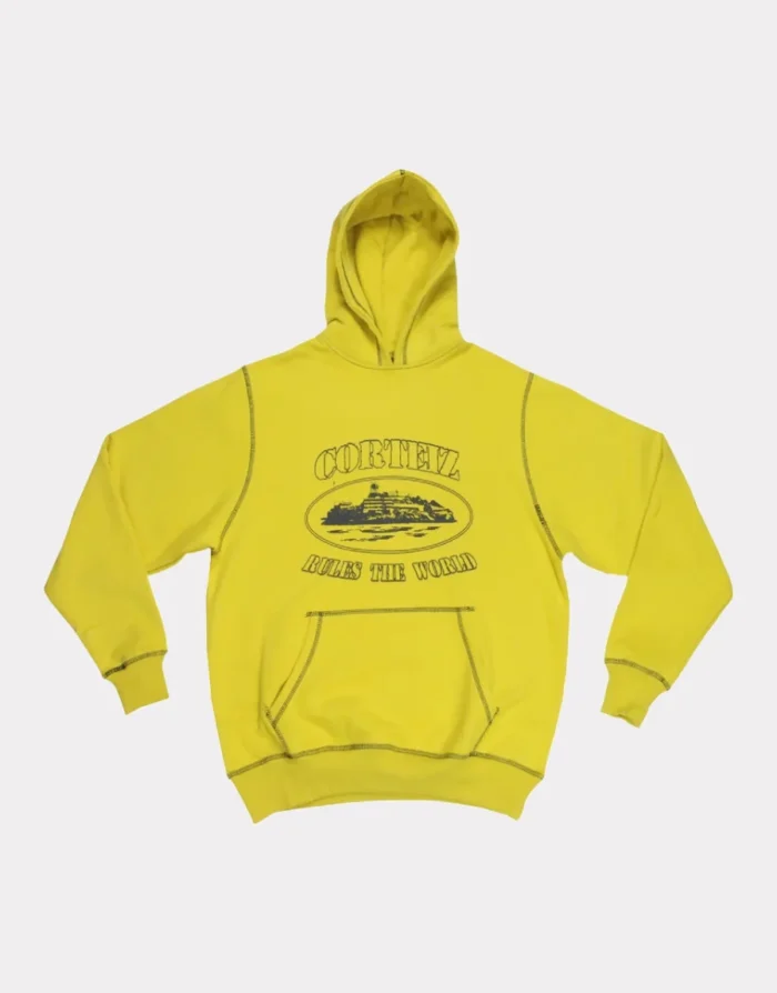 Corteiz Superior Hoodie Yellow Fast & Free Shipping
