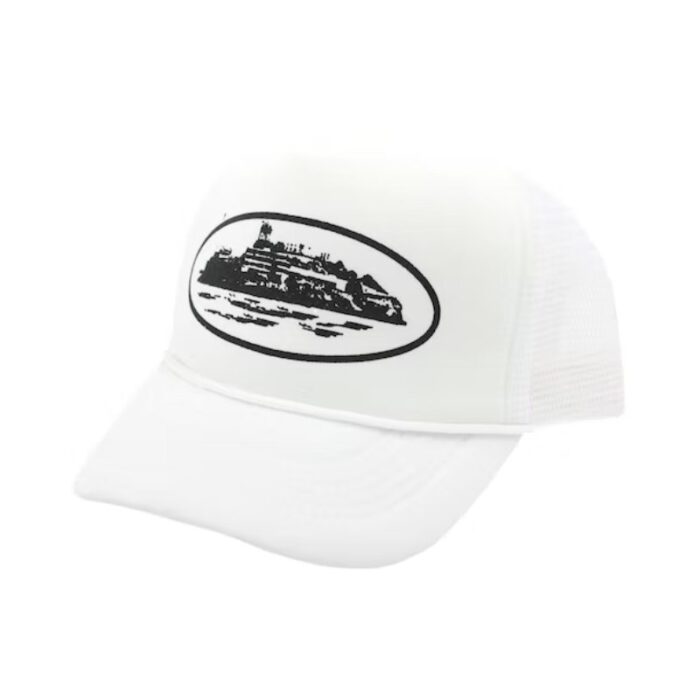 Corteiz Alcatraz Trucker Hat White Fast & Free Shipping