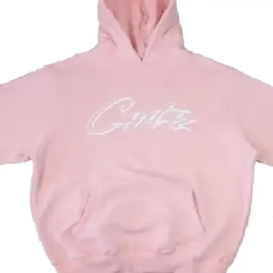 Corteiz Alcatarz Hoodie Pink Fast & Free Shipping