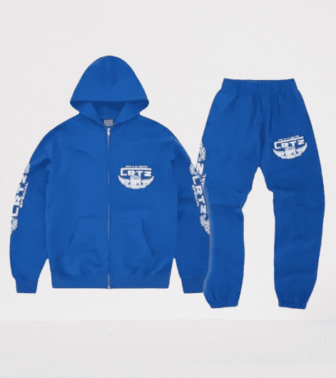 Corteiz Gasolina Royal Blue Tracksuit Fast & Free Shipping