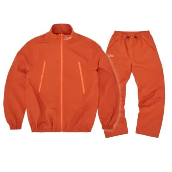Corteiz Gutta Wasserdichter Tracksuit [Burnt Orange] Fast & Free Shipping