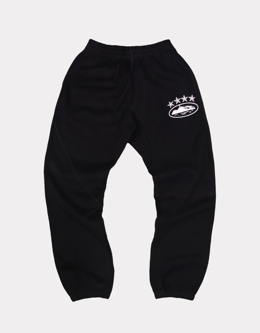 Corteiz 4Starz Alcatraz Sweatpants Black 2.webp