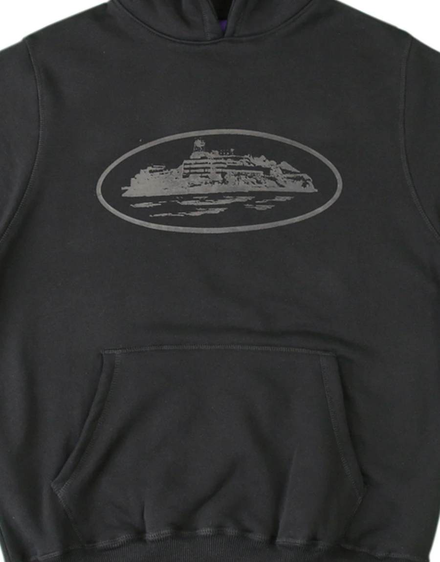 Corteiz Alcatraz Hoodie Black 2.webp