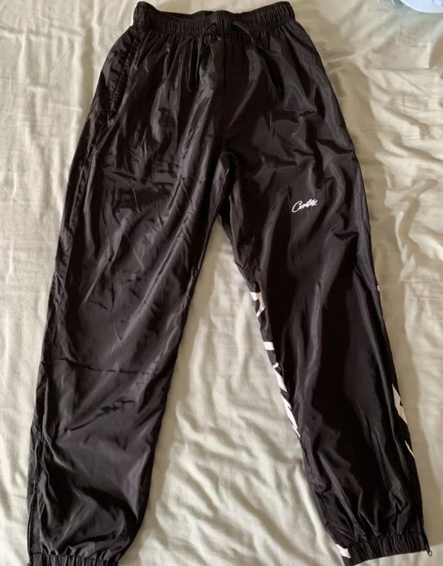 Corteiz Big Logo Joggers Black 1.webp