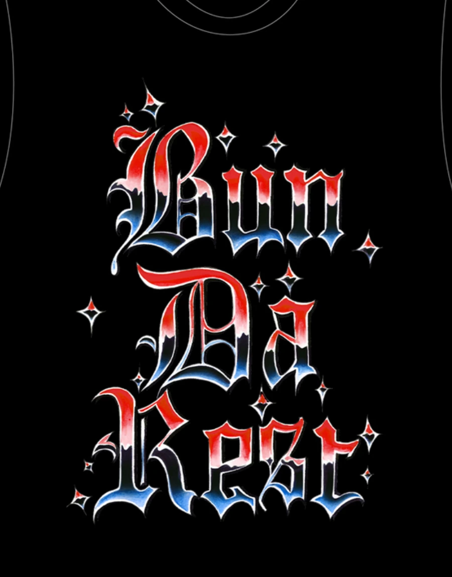 Corteiz Bun Da Rest Royale T shirt Black 2.webp