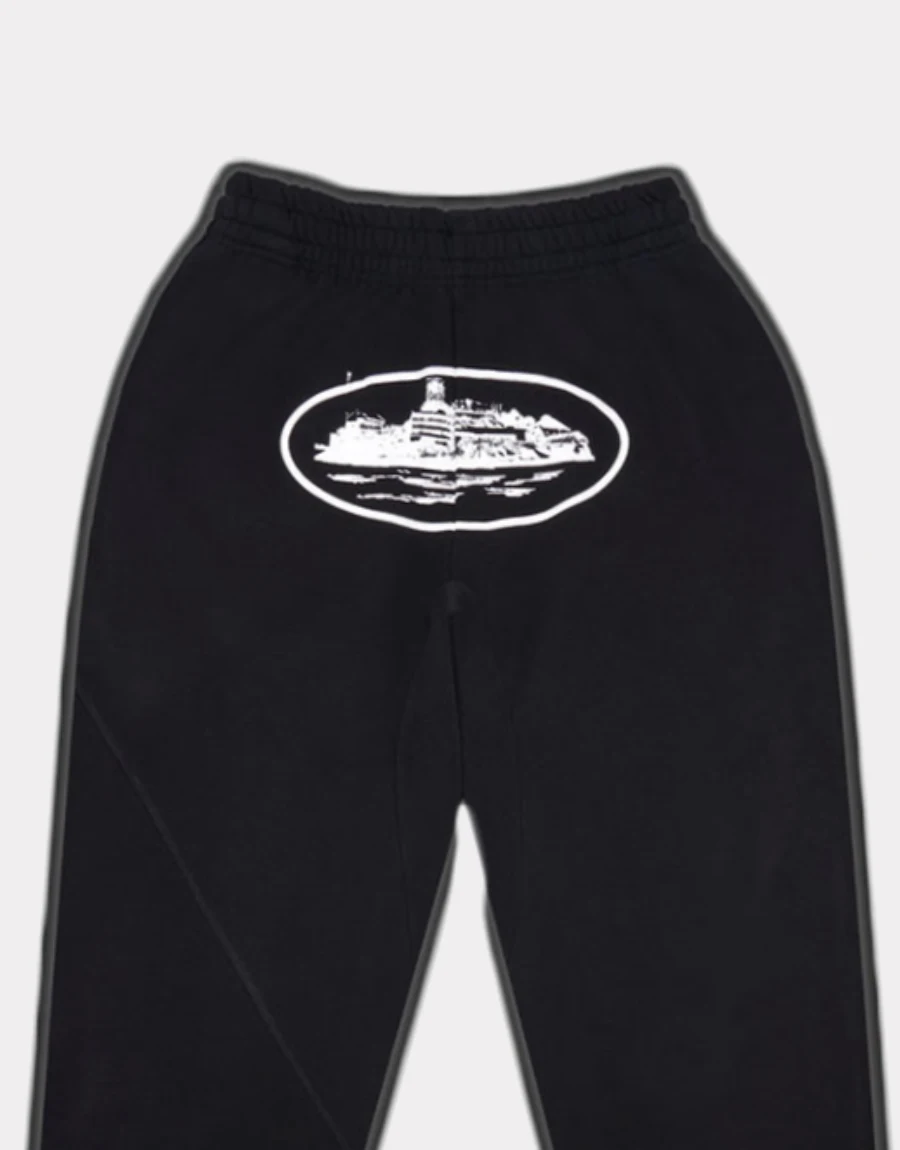 Corteiz OG Alcatraz Joggers Black 1.webp