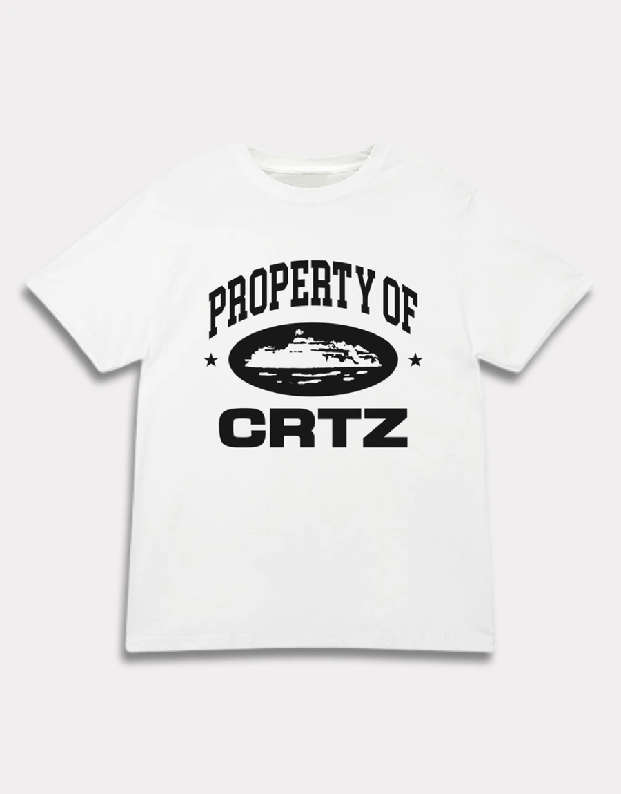 Corteiz OG Property Of Crtz T Shirt White 2.webp