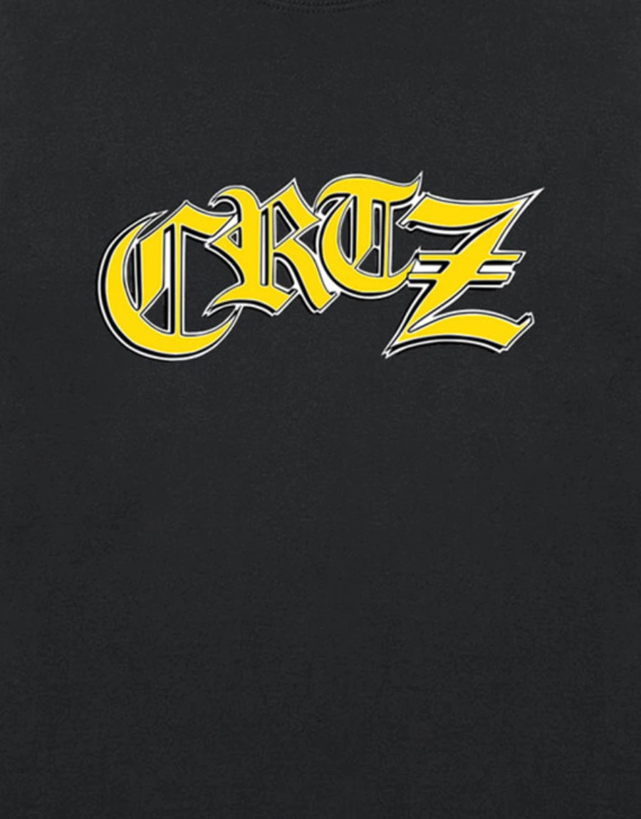 Corteiz Old English T Shirt Black 2.webp