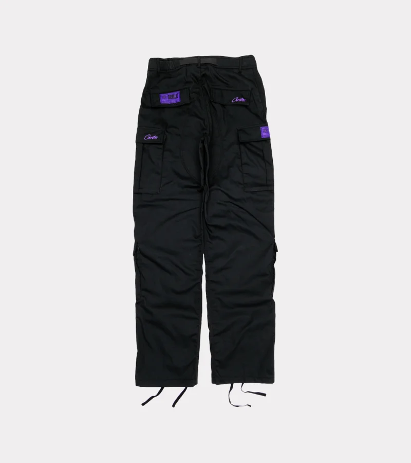 Corteiz Purp Guerillaz Cargos BlackPurple 1.webp