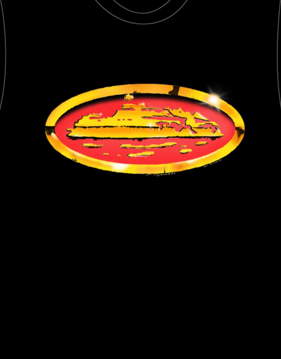 Corteiz Shiny Alcatraz T shirt Black 2.webp