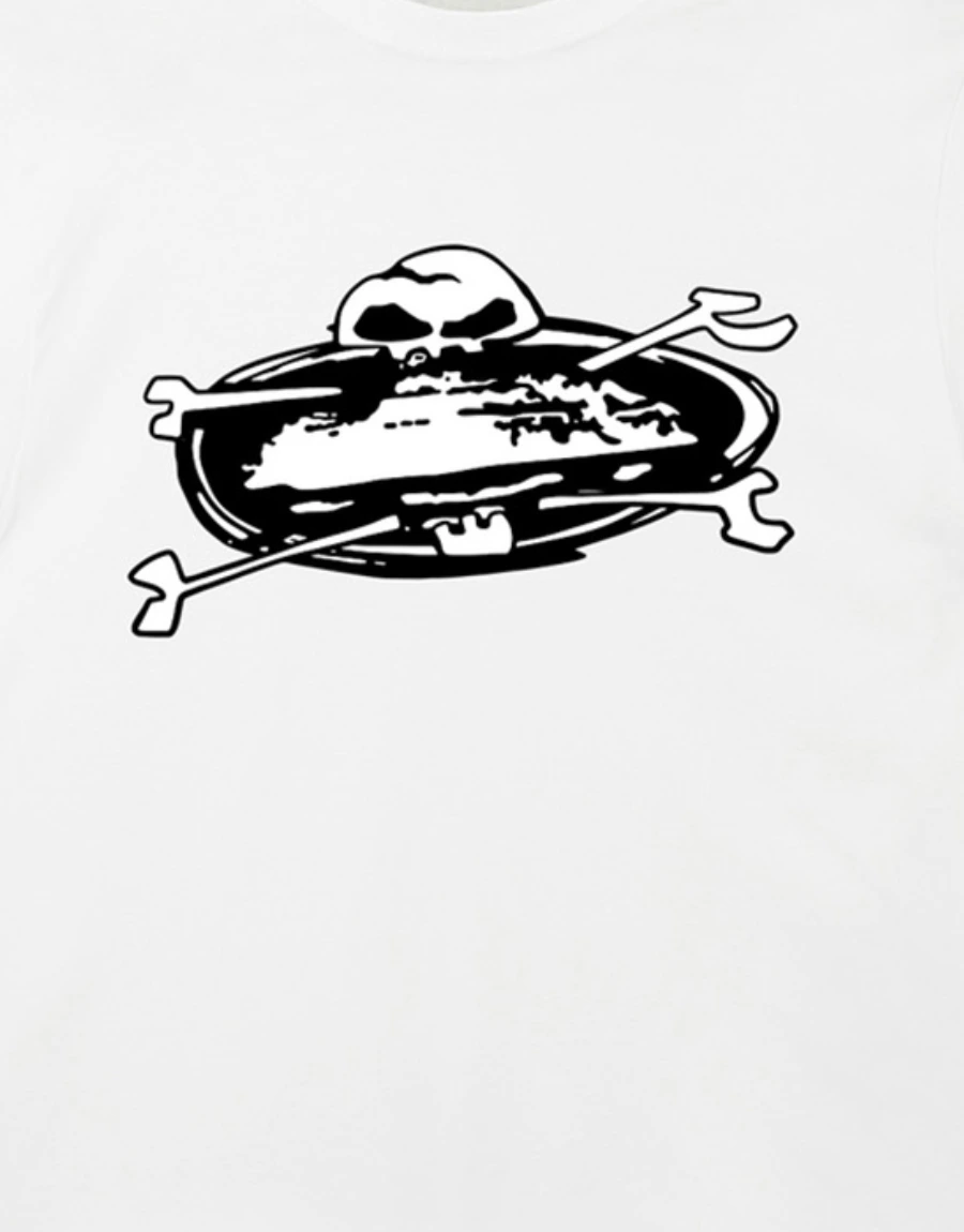 Corteiz Skull Island T shirt White 2.webp